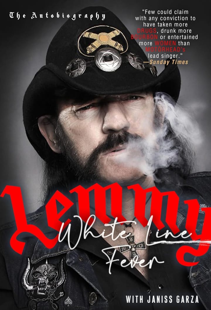 White Line Fever (2002) Review -  Motörhead's Lemmy Kilmister A Life With No Apologies